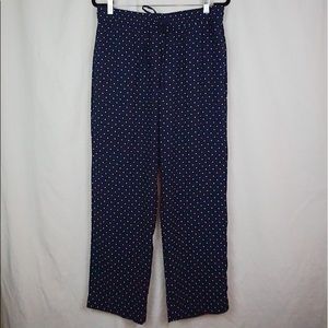 LOFT Outlet Navy w/ Pant White Polka Dots (M)